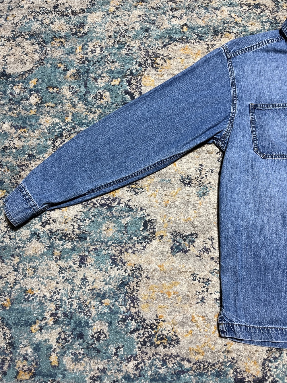 Levi's Red Tab Denim Button-Down Shirt Size S - Picture 5 of 15